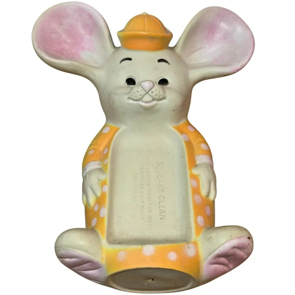 Vintage Rare Merle Norman‎ Cosmetics Squeaky Clean Rubber Soap Dish Bunny Rabbit